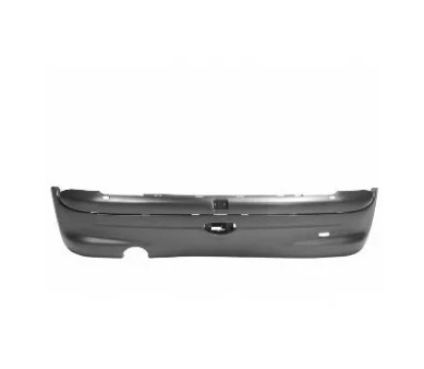 Бампер задній Peugeot 206 1998-2009 хетчбек під. пофарб.