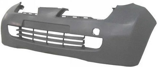 190958 Бампер передній Nissan Micra 2003-2005 з отвором ПТФ