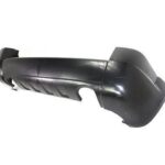 Бампер задній Hyundai Tucson 2003-2009 Без парктроніка два вихлопи чорний GS 3217 D303