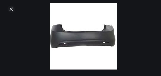 2bbvbnnb Бампер задній Hyundai Elantra MD 2011-2015