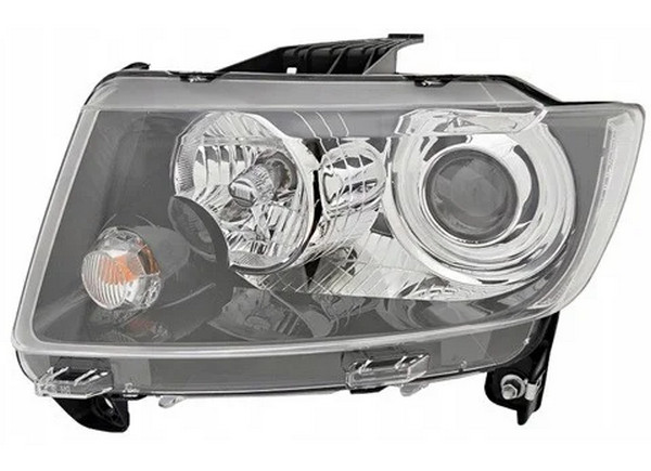 asdfghjkl260 Фара для Jeep Compass 2011-2016 ліва хром Китай