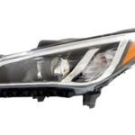 Права фара Hyundai Sonata LF 2014-2017 електро жовта (Китай) 69371209402