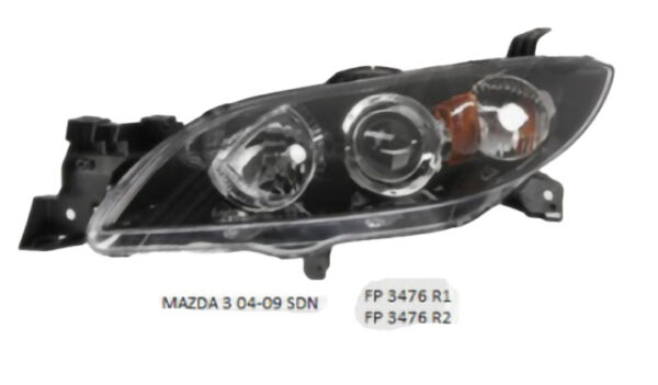 avtomobilna-fara-142 Права фара Mazda 3 BK 2004-2009 SDN (FPS)