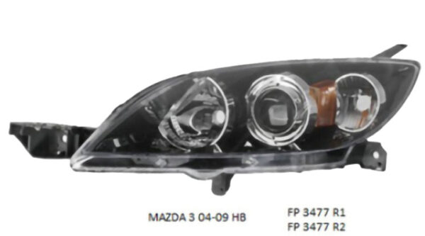 Права фара Mazda 3 BK 2004-2009 HB (TYC)