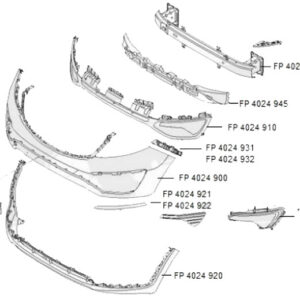 bamper-avto-fps-218 Передній бампер Грунтований Kia Sportage 2010-2015 SL Китай