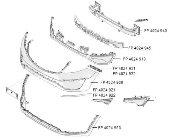 Передній бампер Грунтований Kia Sportage 2010-2015 SL Китай