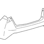 Задній бампер Під парктронік Toyota Prius 2019+ Тайвань Задній бампер Під парктронік Toyota Prius 2019+ Тайвань FP 7079 993