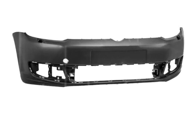 bamper-avto-fps-400 Передній бампер Текстурний Volkswagen Caddy 3 2010-2015 З отворами омивача