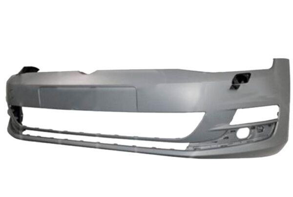 Передній бампер Грунтований Volkswagen Golf 7 2013-2017 З отворами омивача