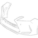 Передній бампер Під парктронік Lexus RX 2020+ Тайвань FP 8178 903