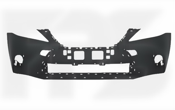Бампер передній Lexus CT200H 2014-2017 без отвору під п/троник без отвору під омивач