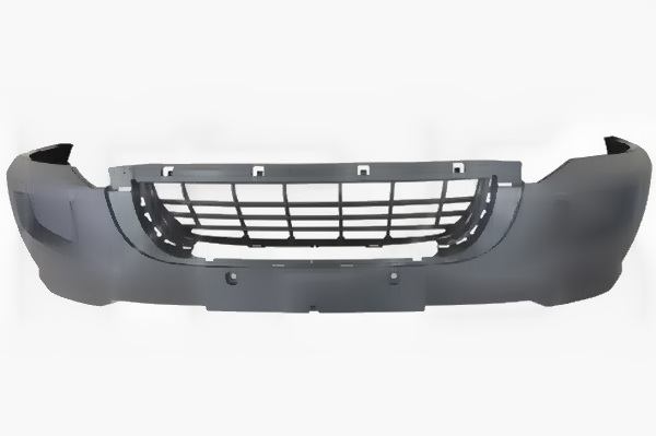 bamper1068 Бампер передній Volkswagen Crafter 2006-2011 без отвору ПТФ з решіткою