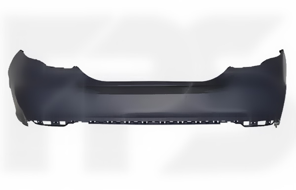 bamper197 Бампер задній Fiat Tipo 2016 без отвору під п/тронік