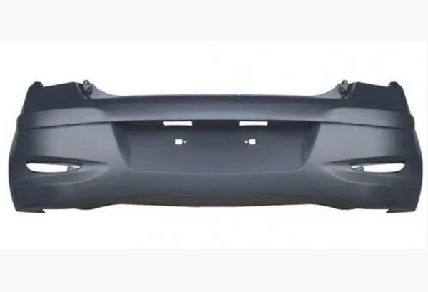 Бампер задній Hyundai i-10 2007-2010 з накладкою