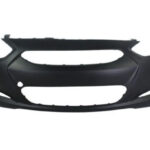 Бампер передній для Hyundai Accent Solaris 2011+ чорний Бампер передній для Hyundai Accent Solaris 2011+ чорний GS 3227 D302-X