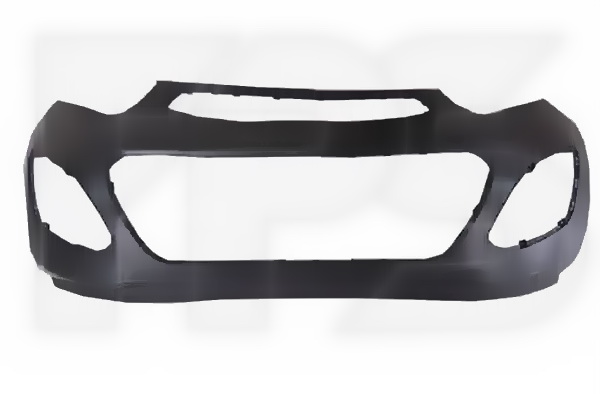 Бампер передній Kia Picanto 2011-2014 чорний