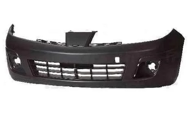 Бампер передній Nissan Tiida 2005+ європ. версія чорний