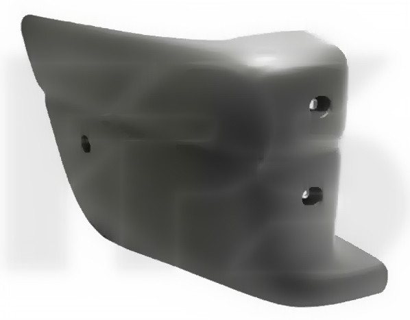 Кут бампера Opel Movano 2003-2010 задній правий