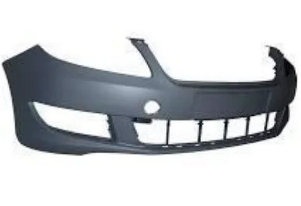 Бампер передній Skoda Fabia 2 2010-2014 без отвору омивача фар