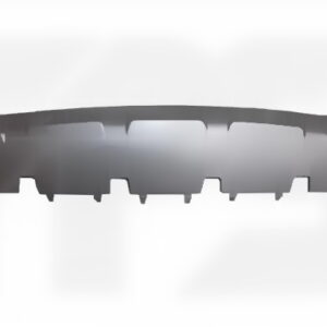 bamper837 Накладка бампера переднього середня Skoda Yeti 2009-2014 сірий металік