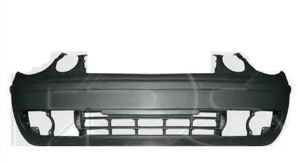 Бампер передній Volkswagen Polo 2002-2005 з накладками та ґратами 3шт.