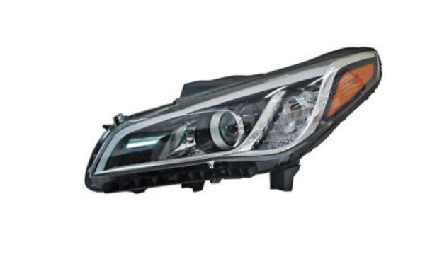 farafonar148 Ліва фара Hyundai Sonata LF 2014-2017 механічна жовта ТІК