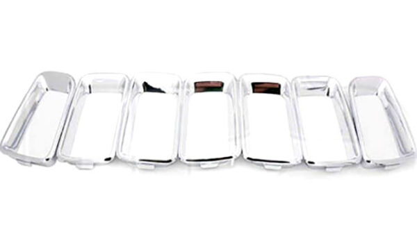 Окуляри хромовані решітки радіатора (7 шкук) Jeep Compass 2011-2016