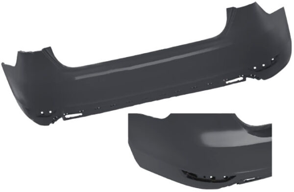 Задній бампер під парктронік (Європа