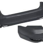 Бампер задній Китай без накладки (GLI) Volkswagen Jetta 6 2010-2014 FP 7435 M04