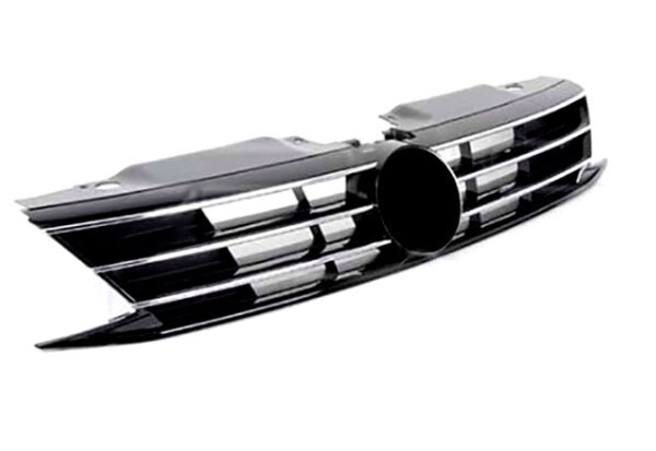 foto-jetta-6-070 Радіаторна решітка з хром молдингами Volkswagen Jetta 6 2014-2018