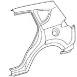 Крило для Toyota RAV4 2013-2015 заднє ліве FP 7040 511