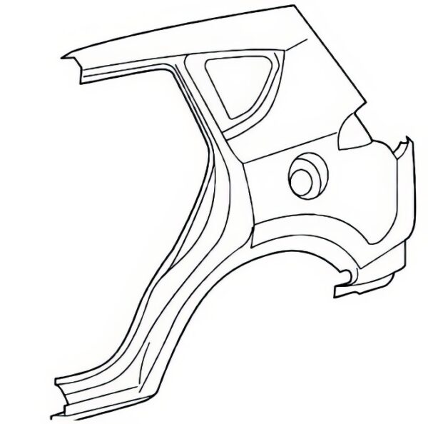 Крило для Toyota RAV4 2013-2015 заднє ліве