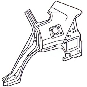 Крило для Toyota RAV4 2018+ заднє праве