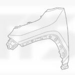 Переднє крило Toyota Rav4 19 - ліве без отвору сталь FP 7066 980