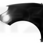 Переднє праве крило Fiat Doblo 2015+ FP 2613 F2-E