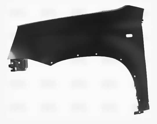 krylo239 Переднє праве крило Ssangyong Rexton 2002-2006 з отвором молд.