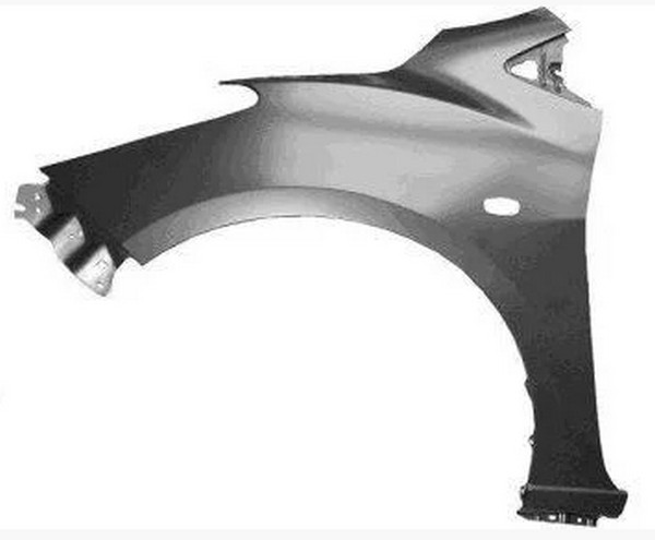 krylo40 Переднє ліве крило Mazda 2 2007-2011 з отвором повт. без отвору молд.