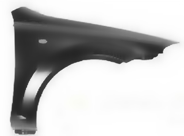 Переднє праве крило Ssangyong Rexton 2006-2012 з отвором молдинг