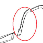 Пластикова арка заднього крила права Jeep Cherokee 2018+ Пластикова арка заднього крила права Jeep Cherokee 2018+ FP 3813 940