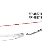 Хром накладка бампера переднього верхня ліва Mitsubishi Outlander 3 2015-2018 FP 4827 F2-E