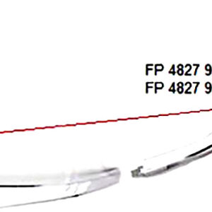 Хром накладка бампера переднього верхня ліва Mitsubishi Outlander 3 2015-2018