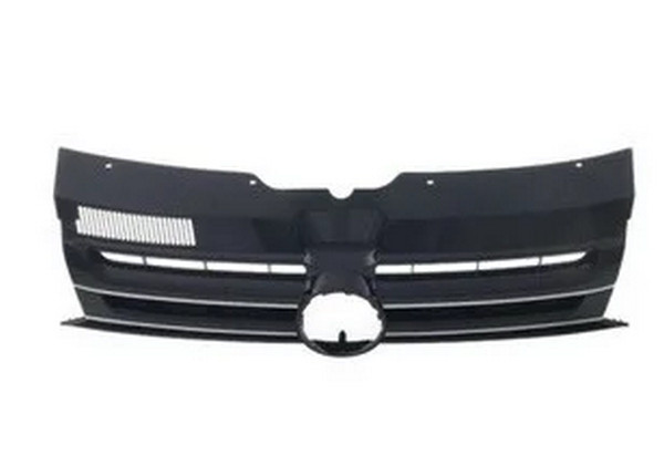 nakladka1010 Радіаторна решітка Volkswagen Transporter T5 2010+ чорний/хром