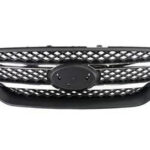 Радіаторна решітка Kia Carens 2007-2012 черн. GS 4016 D302-S