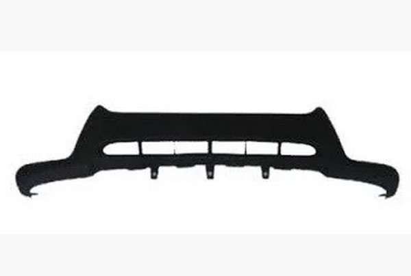 nakladka1031 Накладка бампера переднього Hyundai Santa Fe 2009-2012 чорна