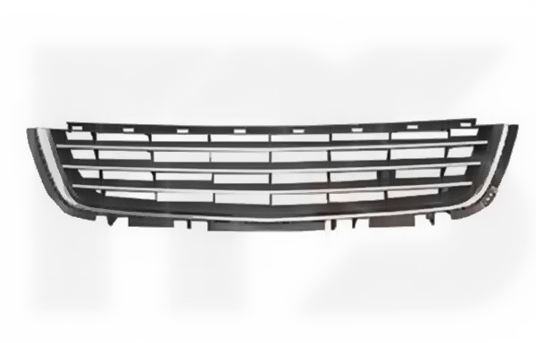 nakladka1059 Решітка в бампер середня Opel Astra H 2007-2014 чорна