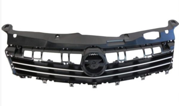 nakladka1063 Радіаторна решітка Opel Astra H 2007-2014 чорна без хрому накладки