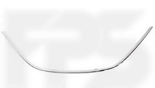 Накладка радіаторної решітки Hyundai Sonata LF 2010-2014 хром