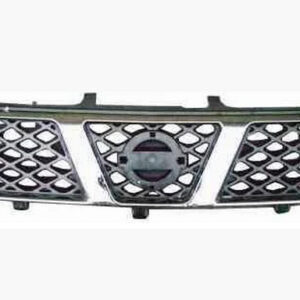 nakladka1136 Радіаторна решітка Nissan X-Trail 2001-2007 хром/чорна