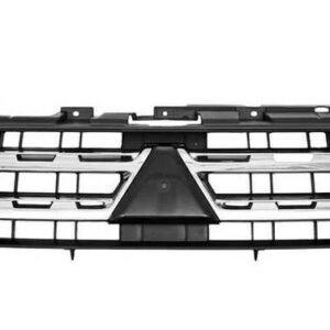 Радіаторна решітка Mitsubishi Pajero 4 2012-2014 хром-чорна