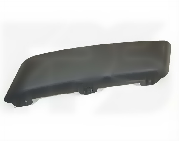 nakladka120 Накладка бампера переднього Renault Megane 2009-2012 ліва чорна текстура